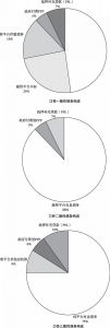 图6 2017年三种口径的中国地方政府隐性债务结构
