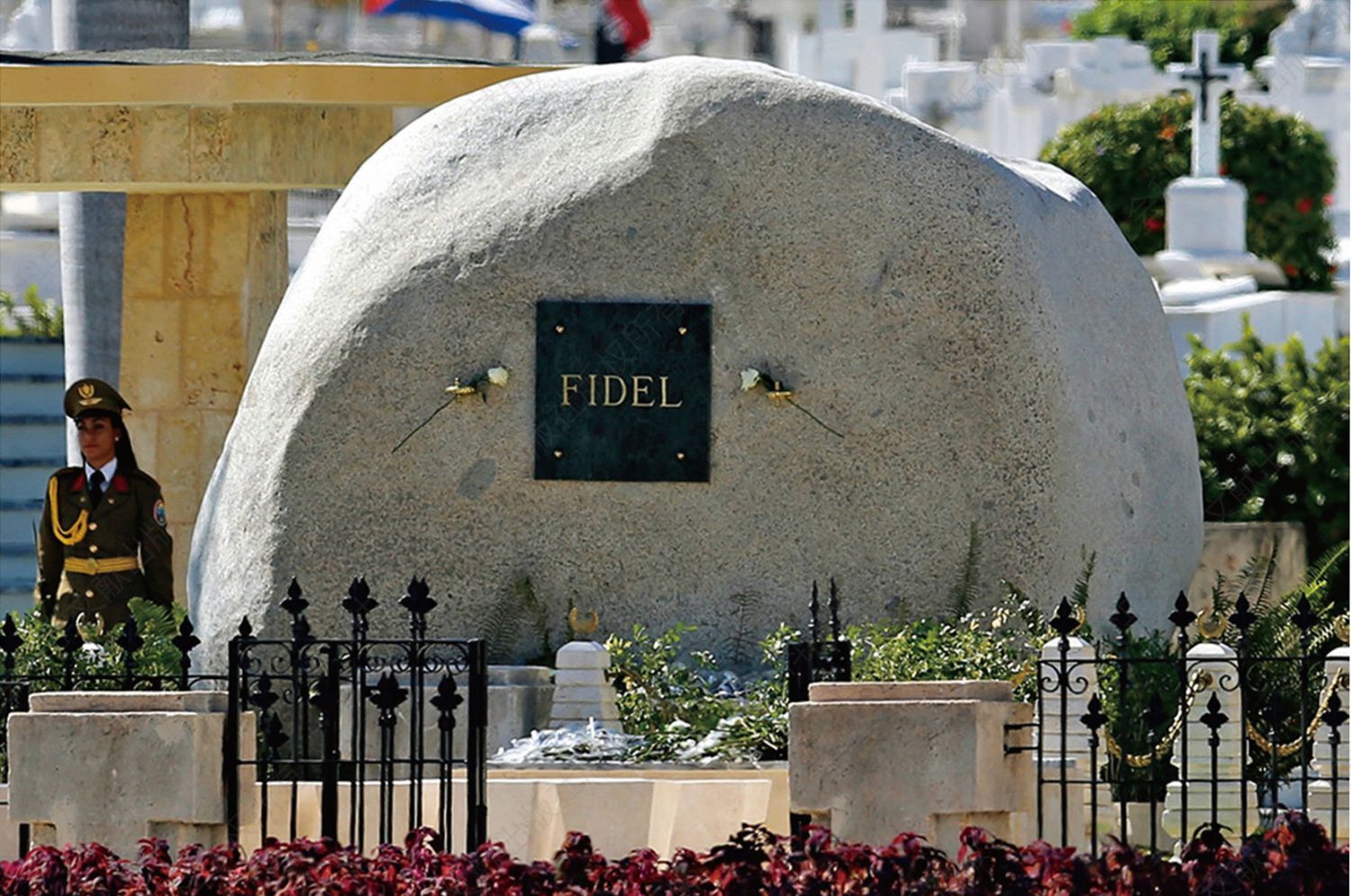 菲德尔·卡斯特罗墓（古巴驻华大使馆 供图）