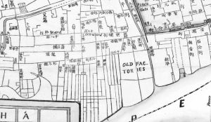 图8-7 1860年《广州地图》中的白米巷