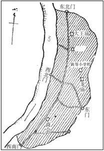 图1-4 1917年前龙王庙街市