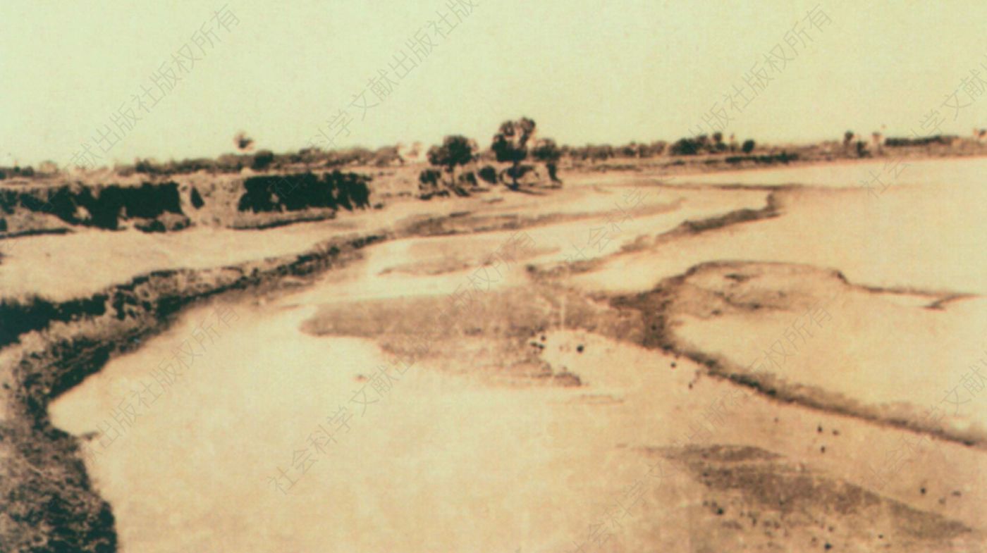 20世纪20年代洹河流经小屯村北景象
