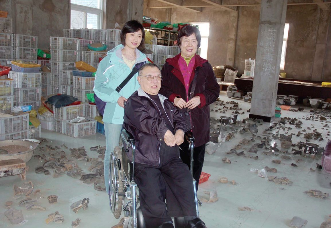 许倬云先生偕夫人访问安阳（2007年）