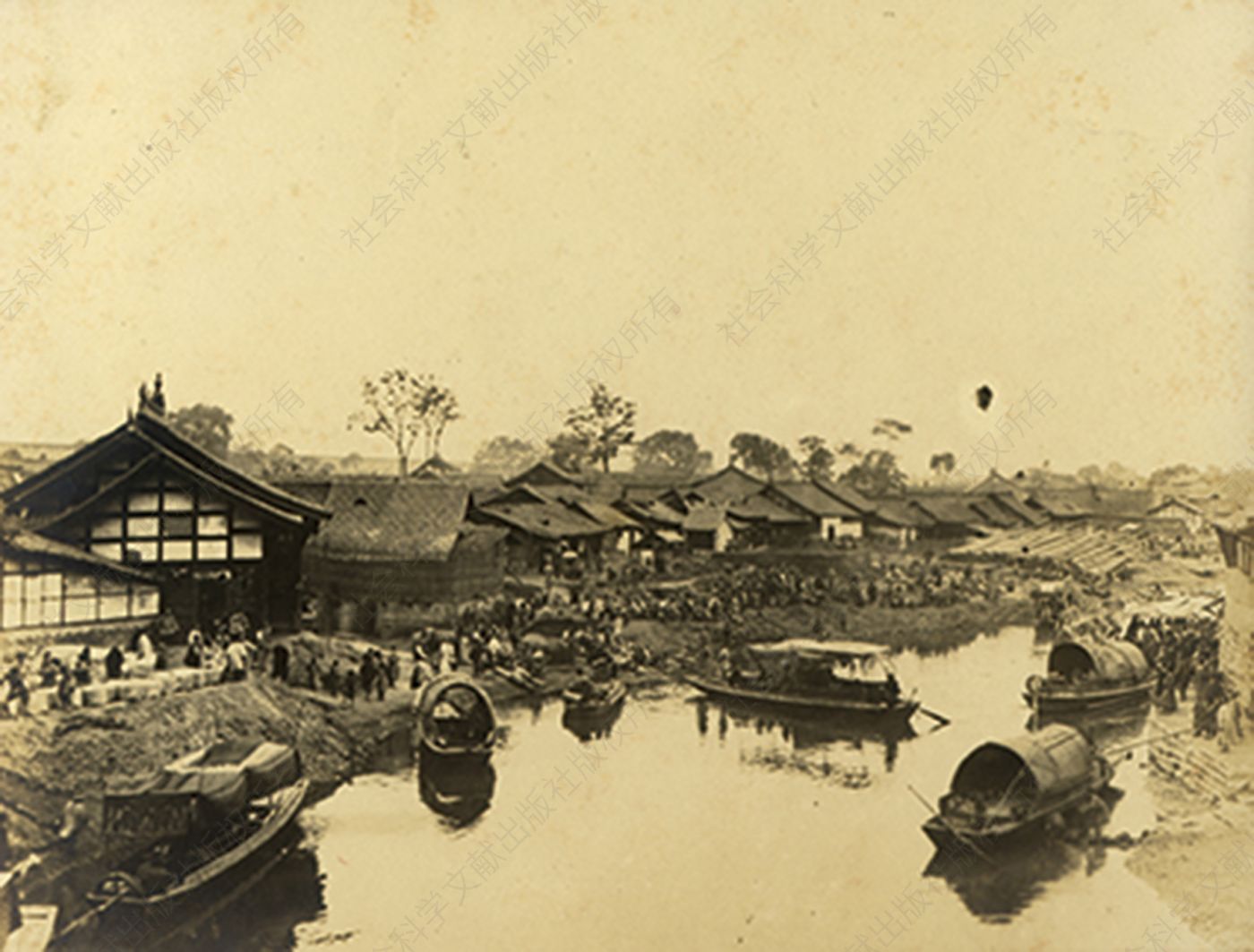 成都的码头，约1905年。