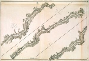 图3 1869年英国海军《岳州—夔州航行图》局部