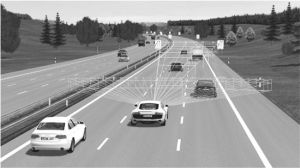 图7-5 自动驾驶车辆图像识别效果