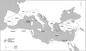图1 公元前1世纪的罗马帝国