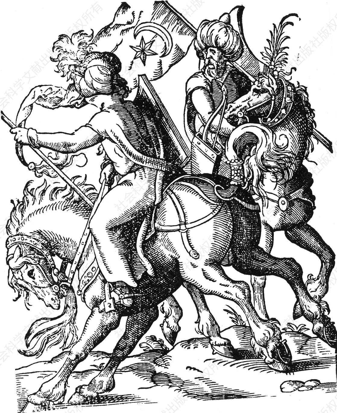 16世纪德意志印刷品中的奥斯曼骑兵
