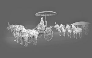 秦始皇帝陵博物院彩绘青铜车马
