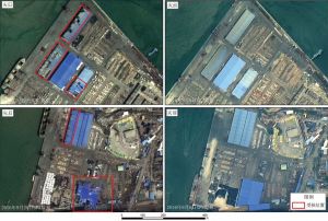 图35 超强台风“莫兰蒂”灾害灾情遥感监测—厦门东渡港区损毁对比（b）