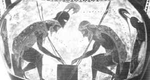 图1 阿喀琉斯与埃阿斯掷骰子