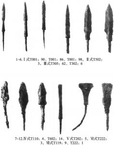 图4-9 渤海墓葬出土的箭镞