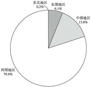 图3 中国25度以上坡耕地分布