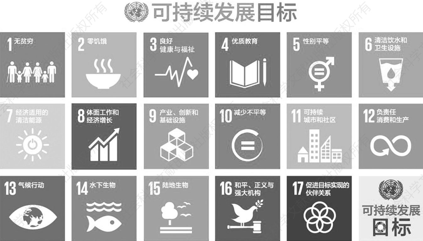 图7 联合国可持续发展目标（SDGs）