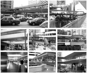 图14 香港中环的空中步行系统