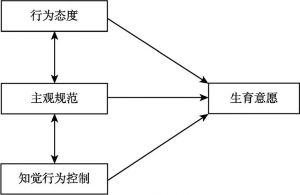 图1 计划行为理论结构模型