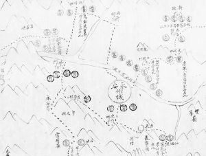 图2-2 1852年广西永安军事形势