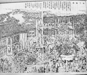 图3 佛寺晒经（1884）