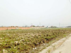 图3 上海市奉贤区村庄中正在进行复垦的工业用地