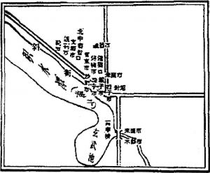 图2-12 元大都市中心“行市分布示意图”