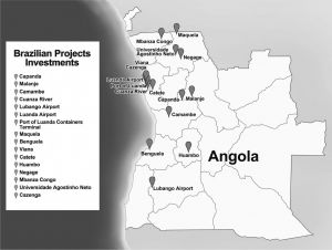 Figure 1 Mapping Brazilian Investments in Angola