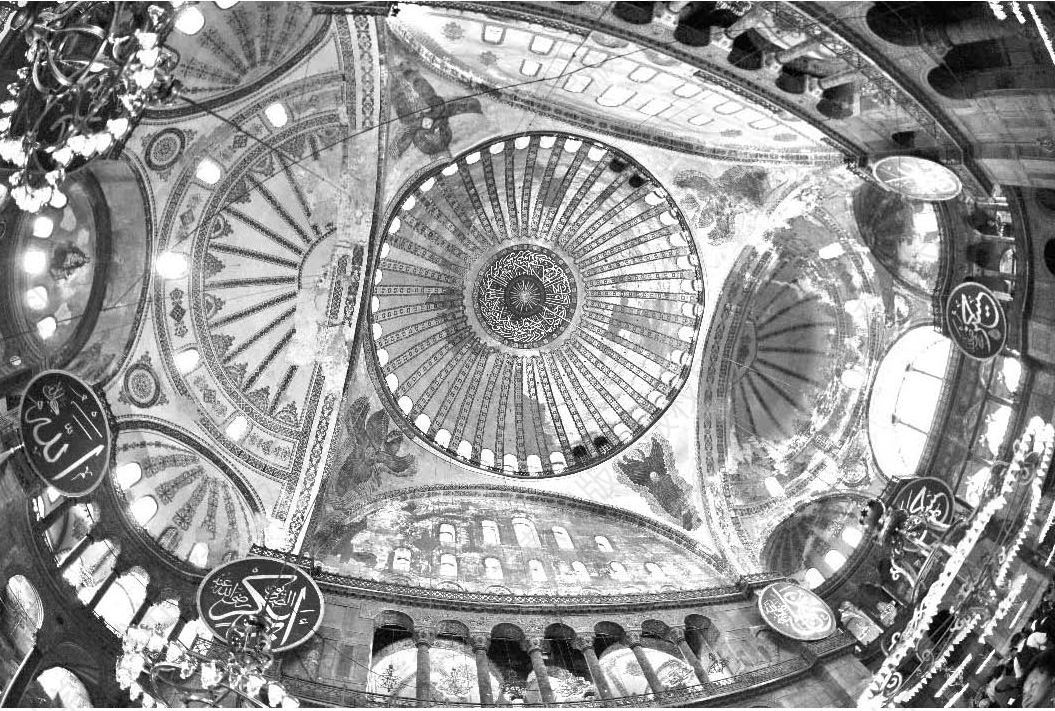 图10 圣索菲亚大教堂的穹顶结构